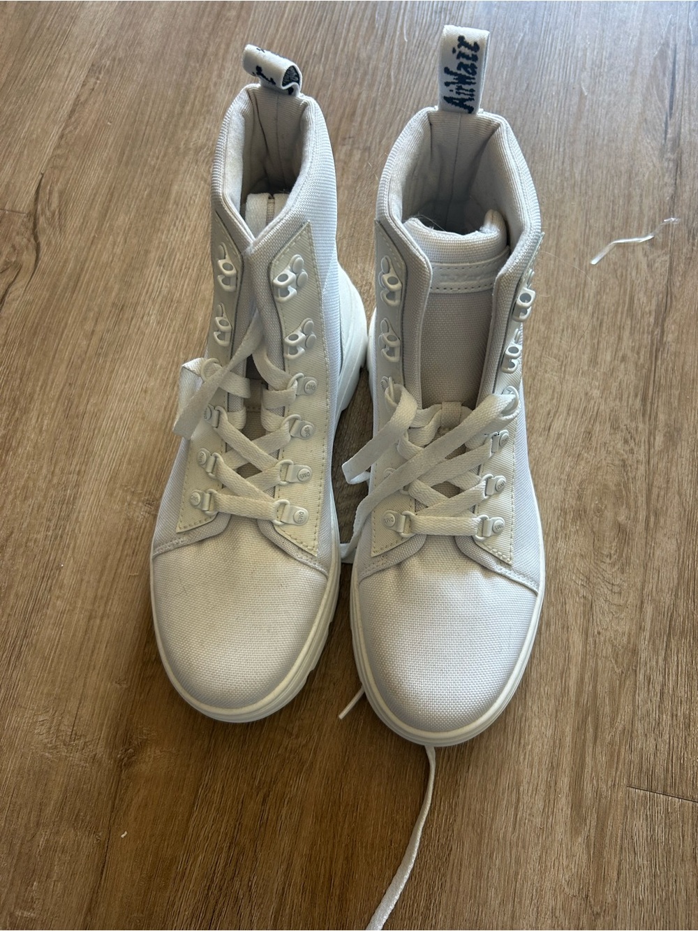 Dr. Martens Women's High-Top Sneakers in Off-White